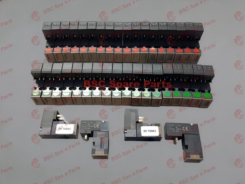 Spare Parts for Krones Machines 59.70062 59.70063 [HeBMo pacnpeAennTenb (npeABapuT. M okoH4aT. Pa3AyBa)(KpacHbIM 3eneHbII)